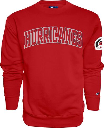 Blue 84 NHL unisex-adult Nhl Officially Licensed Crewneck Sweatshirt Sleeve Logo Team Color in Saudi Arabia