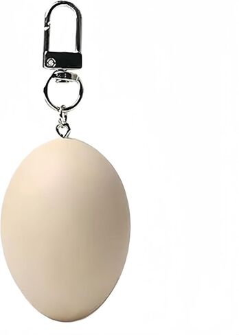 Egg Keychain Hanging Decoration Pvc Buckle,Keychains, creative pendants brown in Saudi Arabia