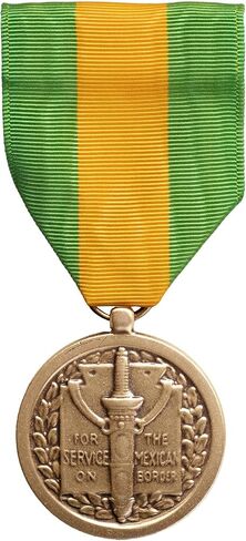 MEDALS OF AMERICA EST. 1976 Mexican Border Defense Full Size Medal in Saudi Arabia