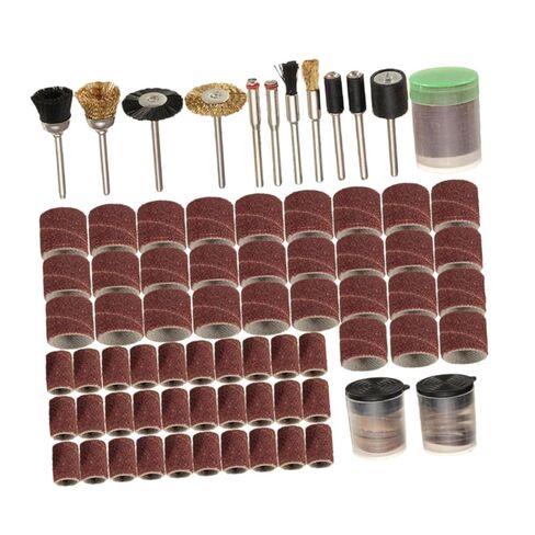 DOITOOL 1set Electric Grinding Accessories Kit Includes Grinding Sanding Bands for Cleaning Polishing and Deburring for Professional and Personal Use in Saudi Arabia