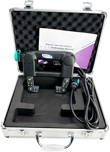 Portable Magnetic Particle Inspection Equipment Magnetic Particle Detector with AC110V 50/60Hz Working Current AC 2.2A Lifting Force AC >4.5kg (44N) Magnetic Pole Pitch 0-230mm Duty Cycle 50% in Saudi Arabia