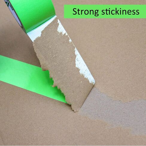 BOMEI PACK Duct Tape Heavy Duty, Green 2 Pack 9 Mil Thickness,1.5 Inches x 30 Yards,Strong Industrial Strength,Flexible,No Residue,Waterproof and Tear by Hand,Multi-Use for Indoor & Outdoor Repairs in Saudi Arabia