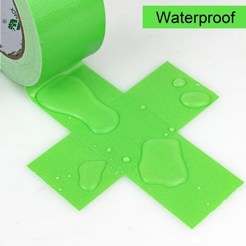 BOMEI PACK Duct Tape Heavy Duty, Green 2 Pack 9 Mil Thickness,1.5 Inches x 30 Yards,Strong Industrial Strength,Flexible,No Residue,Waterproof and Tear by Hand,Multi-Use for Indoor & Outdoor Repairs in Saudi Arabia