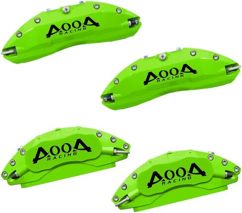 AOOA Brake Disc Red Character Caliper Cover Powder Coating Fits Chevrolet Silverado 1500(2019-2025) and Escalade SuburbanTahoe 2021-2024,GMC Yukon 2021-2024,GMC Sierra 1500(2019-2024) (set of 4) in Kuwait