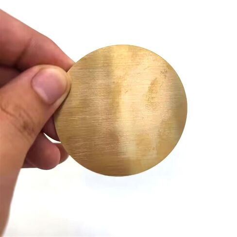 Brass Disc Round Plate Cut Material, Brass Round Disc 25mm 30mm 35mm Multiple Sizes(25mm x 1.5mm 1pc) in Saudi Arabia