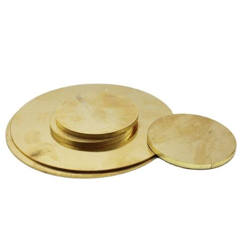 Brass Disc Round Plate Cut Material, Brass Round Disc 25mm 30mm 35mm Multiple Sizes(25mm x 1.5mm 1pc) in Saudi Arabia
