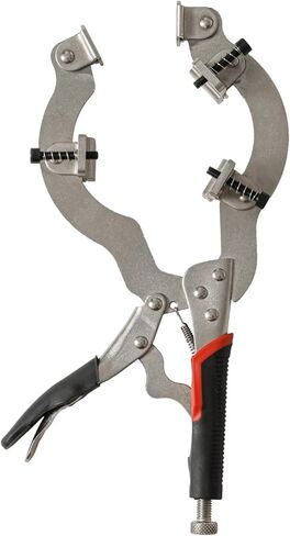 قفل C-Clamp، مشبك الأنابيب والأنبوب مع 3 وسادات، 2 إلى 4 بوصة، أداة محاذاة الأنابيب الفولاذية 13 بوصة in Kuwait