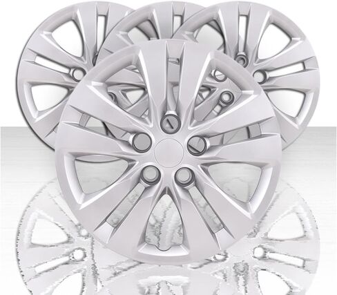 Set of 4 16" 5 Double Spoke Snap-On Wheel Covers for Kia Soul S 2020-2025 - Gloss Black in Saudi Arabia