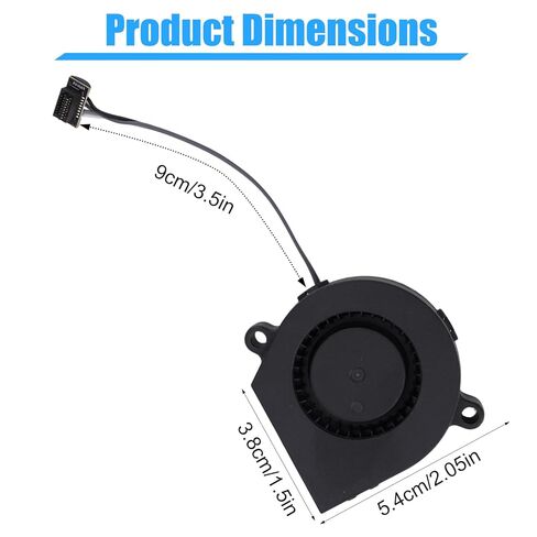 طابعة ثلاثية الأبعاد DC24V 5015 مروحة تبريد هوتند لمختبر بامبو P1P/P1S، 50 × 50 × 15 مم/2 × 2 × 0.6 بوصة محمل كروي 4.08 وات 0.22 أمبير 7800 ± 10% دورة في الدقيقة مع ملحقات خط الكابل in Saudi Arabia