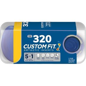 Custom Fit Orthotics 3/4 Length Inserts CF320, Arch Support Insoles for Men Women, Get Clinically Proven All-Day Relief from Lower Back, Knee, Plantar Fasciitis & Heel Pain, Achy Feet in Kuwait