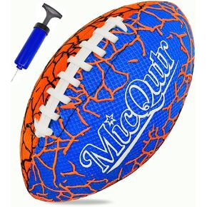 Pool Beach Water Football, 9.25 Inch Waterproof Floating Football with Textured Grip & Air Pump, Outdoor Summer Sports Toy for Lake Swimming Family Games, Gifts for Kids Teens in Kuwait