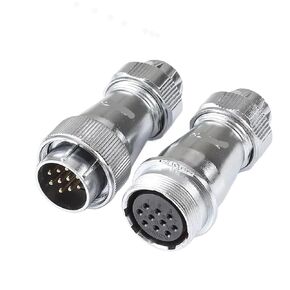 WF24 2 3 4 9 10 12 Pin Wire Connector Female Socket Male for Machines and Equipment 1Pcs(9Pin,1Set) in Saudi Arabia