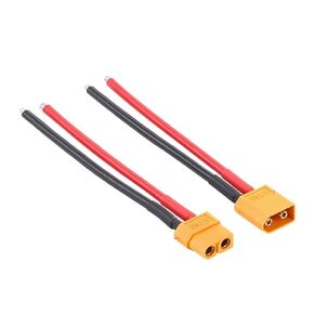 XT60 بطارية ذكر وأنثى موصل التوصيل مع 15 سنتيمتر 14AWG (2 قطعة ذكر أنثى) in Kuwait