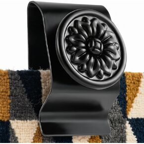 Quilt Hanger for Wall for Display,4 PiecesMetal Tapestry Hangers,Tapestry Hangers for Walls,(Black) in Saudi Arabia