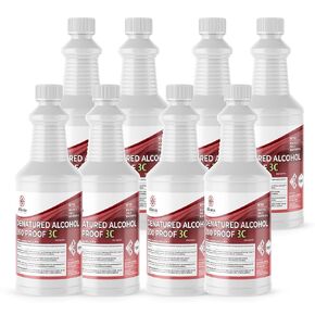 Denatured Alcohol 200 Proof 3C - 8 Quarts - Versatile Industrial Solvent in Kuwait