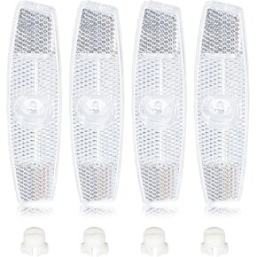 4Pcs Bike Wheel Reflectors, Bike Spoke Reflectors, Safety Warning Spoke Reflector for Night Riding for Mountain Bike Decoration Night Riding in Saudi Arabia