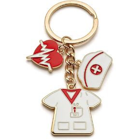 2025 Nurse Gifts for Women, Nurses Graduation Gift - Nurse Days Keychain, Practitioner Christmas Gifts - Includes Nursing Themed Thank You Card in Saudi Arabia