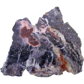 122 جرام لوح تيفاني ستون بيرترانديت أوبال فلوريت أرجواني كاب خشن FS8 in Kuwait