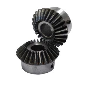 ترس محرك فولاذي شديد التحمل 2 قطعة ترس مشطوف 2 متر 20 فتحة داخلية للأسنان 8/10/12/14/15/16/17/18/19/20 مم 90 درجة برغي فولاذي شبكي M5 (12 مم) in Kuwait