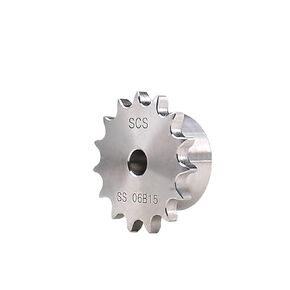 الصلب الثقيلة موتور ترس ترس 1 قطعة الفولاذ المقاوم للصدأ سلسلة ضرس 06B 10-23 الأسنان محرك ترس صناعي ترس (13 أسنان) in Kuwait