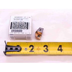 1pc New AMEC GEN3SYS 7C124P-24 24 GEN3 XT C1 AM300 24mm TiN Carbide Drill Insert - DCT-NS1838 in Saudi Arabia
