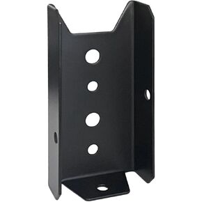 60 حزمة من دعامات درابزين سطح السفينة 2 × 4، موصلات قضبان سياج مطلية بمسحوق أسود مقاس 18 للعمود الخشبي، للاستخدام الداخلي والخارجي (البراغي غير متضمنة) in Kuwait