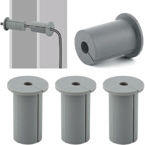 4 Pcs Cable Routing Kit for Starlink, Silicone Cable Grommet Rubber Wall Bushing Cable Protective Sleeve for 1" Wall Hole Wall Grommets for Cables Compatible with Starlink Mount for Protecting Cords in Kuwait