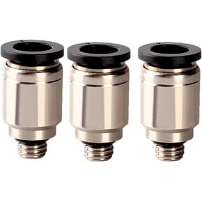 1 pcs type fittings 4mm 6mm,M3 M5 1/8" Standard Pipe Thread pneumatic valve connectors Cylindrical hexagon socket(POC5-M5C) in Kuwait
