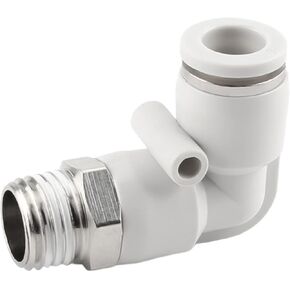 PL pneumatic quick connector 4mm-12mm trachea hose outer diameter 1/8" 1/4" 3/8" 1/2" air elbow plug-in copper connector(PL8-03) in Saudi Arabia