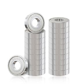 20Pcs 606ZZ Deep Groove Ball Bearings ID 6mm x OD 17mm x Width 6mm 606-2Z Double High Carbon Steel Seal Shielded Deep Groove Ball Bearings Miniature Bearing Industrial Bearing in Kuwait