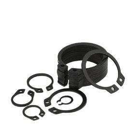 M3-M80 Black 65mn Manganese Steel C Type External Circlip Retaining Clip Ring Washer for Shaft(M16-10pcs) in Saudi Arabia