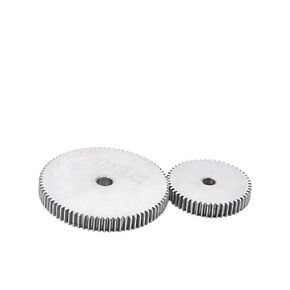 ترس ترس محرك فولاذي شديد التحمل قطعة واحدة ترس حفز 1 وضع 76-95 سُمك 10 مم تروس محرك نقل صناعي مسطح من الفولاذ الكربوني (87 سنًا-OD 89 مم) in Kuwait