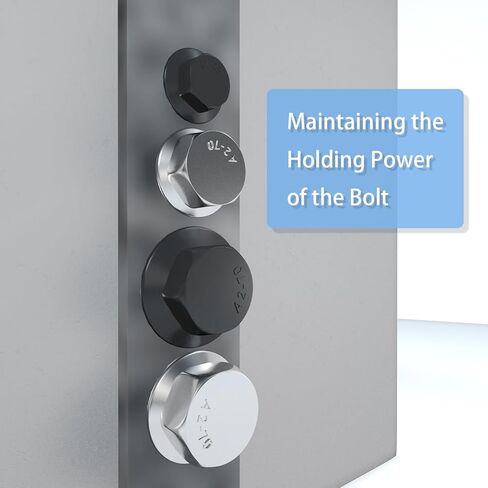 مسامير سداسية شفة، ROARADE 304 من الفولاذ المقاوم للصدأ 18-8، رأس شفة مسننة، براغي رأس سداسية، SAE وخيط خشن متري (5/16 بوصة - 18، طول الخيط 1-1/2 بوصة) 10 قطع in Kuwait