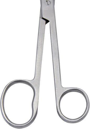 مقص ضمادة جراحي على الإنترنت مع حلقة واحدة كبيرة، من الفولاذ المقاوم للصدأ الجراحي عالي الجودة، مثالي لأخصائيي الطوارئ الطبية والمسعفين الطبيين والممرضات وطلاب الطب (8 بوصات) in Kuwait
