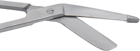 مقص ضمادة جراحي على الإنترنت مع حلقة واحدة كبيرة، من الفولاذ المقاوم للصدأ الجراحي عالي الجودة، مثالي لأخصائيي الطوارئ الطبية والمسعفين الطبيين والممرضات وطلاب الطب (8 بوصات) in Kuwait