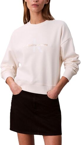 Calvin Klein Women's Monogram Logo Crewneck in Saudi Arabia