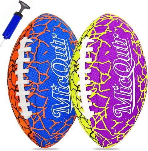 كرة قدم مائية على الشاطئ، مقاس 9.25 بوصة، كرة قدم عائمة مقاومة للماء مع قبضة محكمة ومضخة هواء، لعبة رياضية صيفية خارجية لألعاب السباحة العائلية في البحيرة، هدايا للأطفال المراهقين in Kuwait