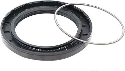 Rotary seal 1pcs Black ID 50-75mm Rubber Oil Seal, TC/FB/TG4 Skeleton Rings NBR Double Lip Gasket for Rotation Shaft(50x75x12mm 1Pcs) in Kuwait