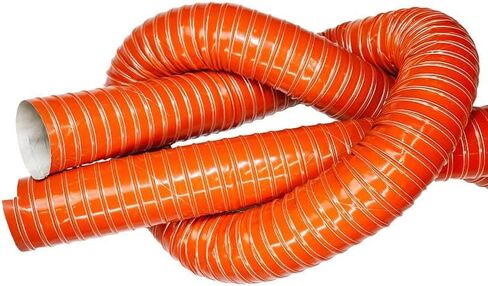 Air Duct Hose Length 4 Meters (13.1 Feet) Cooling Air Ducting, Silicone Flexible Brake Induction Intake Pipe High Heat Brake Exhaust Hose(Inside Dia - 22.5cm/8.86 inches) in Saudi Arabia