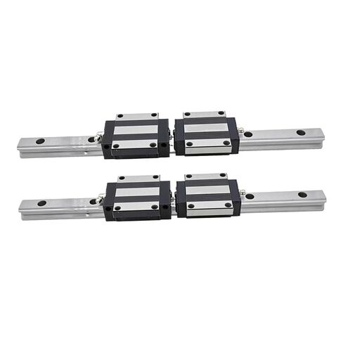 دليل خطي 30 مم 2 قطعة دليل السكك الحديدية 4 قطع شفة النقل استبدال HGR30 HGW30CC(500 مم) in Kuwait