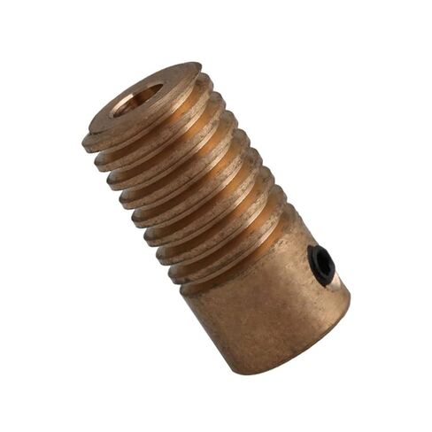 0.5 معامل 4 مللي متر ثقب ضياء دودة تروس عمود العجلة النحاس الأصفر لقيادة الفرامل 20x9.8x4mm in Kuwait