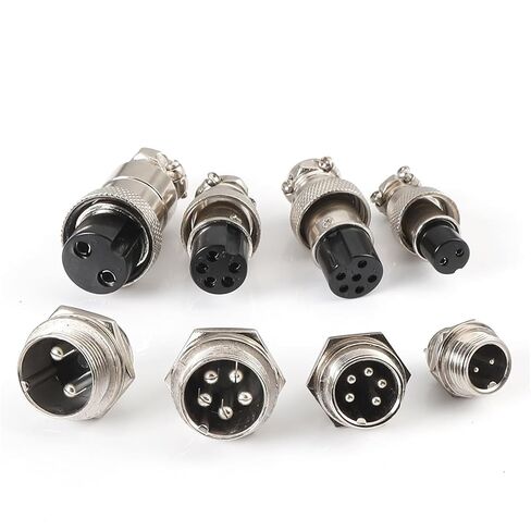 GX20 موصل دائري 2 3 4 5 6 7 8 12pin ذكر وأنثى مقبس الطيران 1 قطعة (GX20-6Pin) in Saudi Arabia