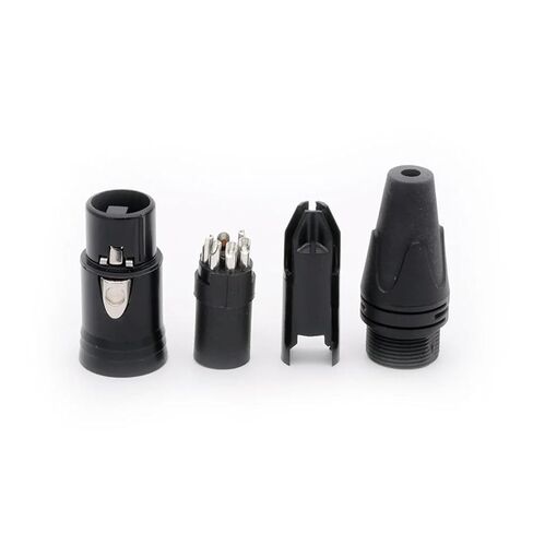 10Pcs 5Pins XLR Male Connector 5Poles Plugs Microphone Jack MIC Cable Terminal Audio(Malex5 Femalex5) in Saudi Arabia