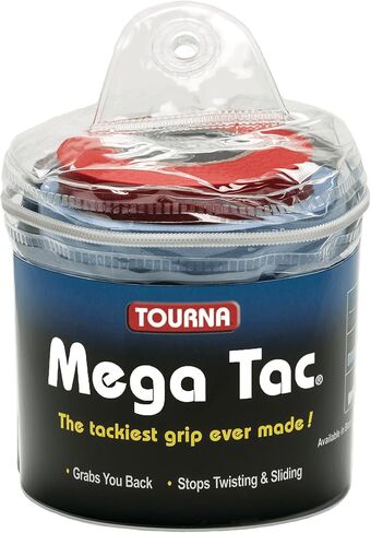 مقبض التنس Tourna Mega Tac XL (أزرق) - 30 عبوة في عبوات متعددة (1 - 5 عبوات متوفرة) in Saudi Arabia