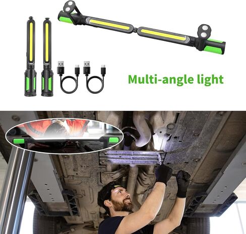 2400LM Attractive Rechargeable Work Light with Fasteners 4400mAh Battery 3 Approaches for Car Repair Garage Crisis in Saudi Arabia