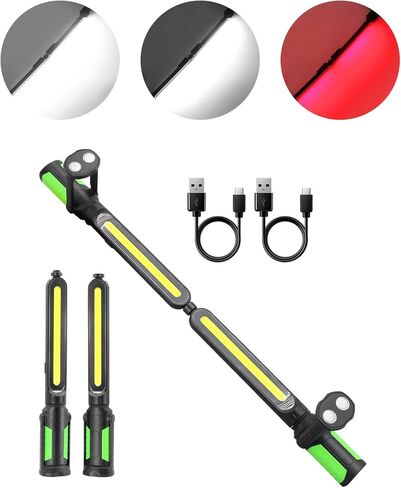 2400LM Attractive Rechargeable Work Light with Fasteners 4400mAh Battery 3 Approaches for Car Repair Garage Crisis in Saudi Arabia