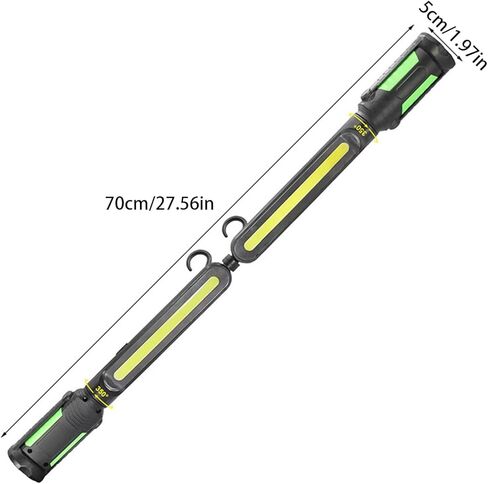 2400LM Attractive Rechargeable Work Light with Fasteners 4400mAh Battery 3 Approaches for Car Repair Garage Crisis in Saudi Arabia