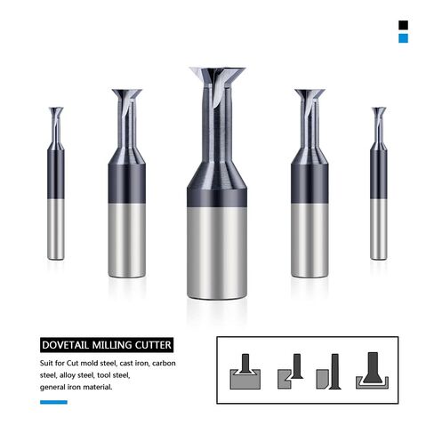 1 Pcs 45/60 Degree HSS Straight Shank Dovetail Slot Cutter End Mill CNC Bit .5-16mm T Slotting Milling Carbide Groove in Saudi Arabia