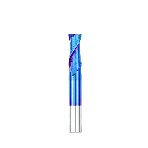 Carbide Flat Nose End Mill Cutter CNC Router Bits 2 Flute Nano Blue Coated 1-12mm Milling Bit Tool in Saudi Arabia