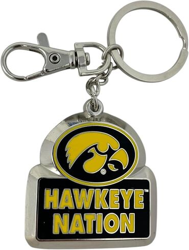 Iowa Hawkeyes Hawkeye Nation Zamac Keychain in Saudi Arabia